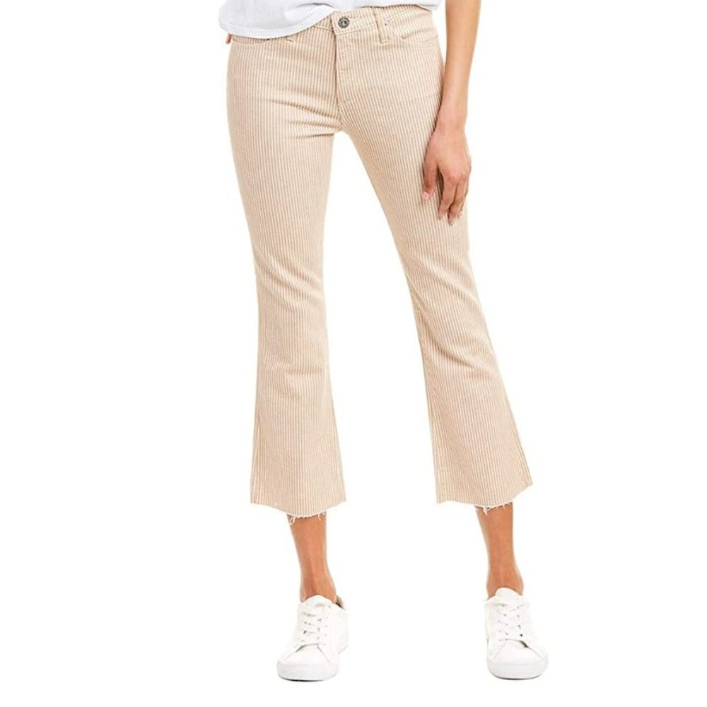 Anthropologie AG striped crop Size 26 - super cute mid-rise bootcut - slim leg